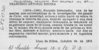 Francisco Antonio Encina.