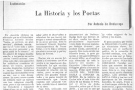 La historia y los poetas