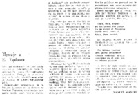 Mensaje a E. Espinoza