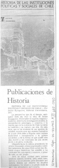 Publicaciones de historia.