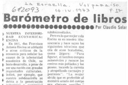 Nuestra inferioridad económica