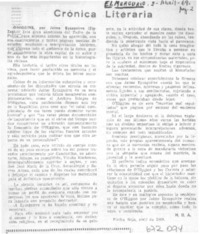 Crónica literaria
