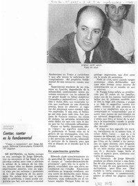 Contar, contar es lo fundamental