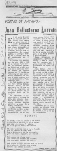 Juan Ballesteros Larraín.