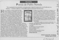 Poesía de Pablo Neruda
