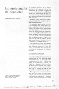 Los intelectuales de Peñalolén