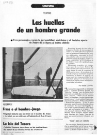 Las huellas de un hombre grande