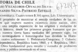 Historia de Chile.