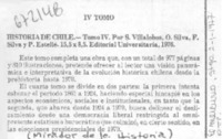 Historia de Chile.