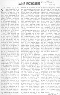 Jaime Eyzaguirre : [artículo].