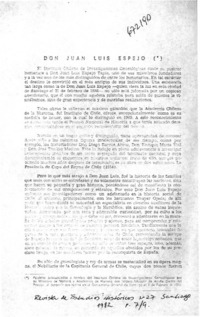 Don Juan Luis Espejo.