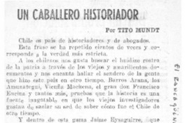 Un caballero historiador