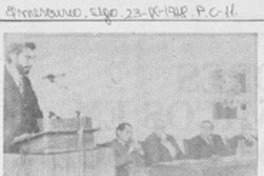 Emotivo homenaje a Jaime Eyzaguirre.