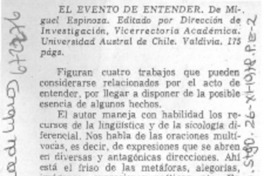 El evento de entender