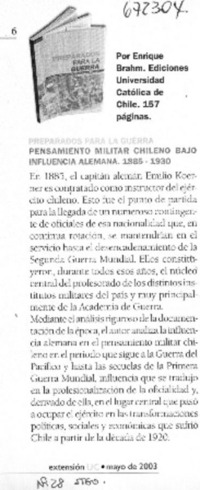 Preparados para la guerra.