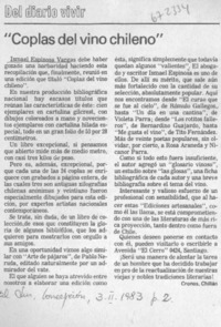 "Coplas del vino chileno"