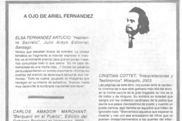 A ojo con Ariel Fernandez