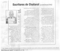 Escritores de Chanaral