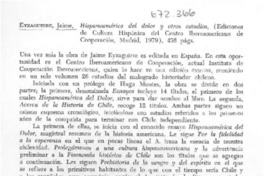 Hispanoamérica del dolor y otros estudios.