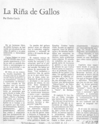 La riña de gallos