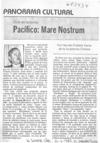 Pacífico, Mare Nostrum