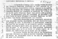 Januario Espinoza y Cecilia