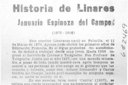 Januario Espinoza del Campo.