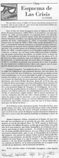 Esquemas de las crisis