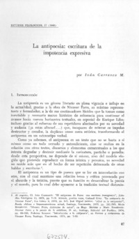 La antipoesía, escritura de la impotencia expresiva