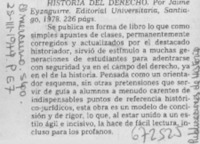 Historia del derecho.