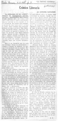 Crónica literaria
