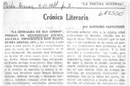 Crónica literaria