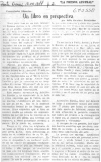 Un libro en perspectiva