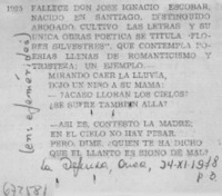 José Ignacio Escobar.