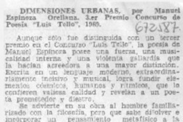 Dimensiones urbanas.