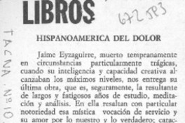Hispanoamérica del dolor