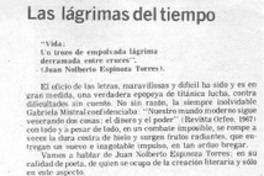 Las lágrimas del tiempo