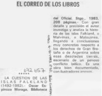 La Cuestión de las Islas Falkland (1492-1982).