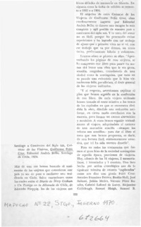 Santiago a comienzos del siglo XIX