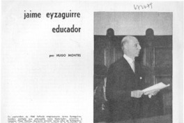 Jaime Eyzaguirre educador