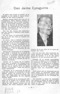Don Jaime Eyzaguirre.