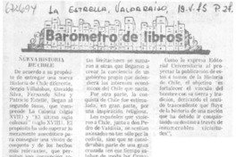 Nueva historia de Chile.