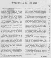 "Presencia del Brasil"