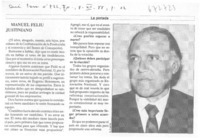 Manuel Feliú Justiniano : [entrevista]
