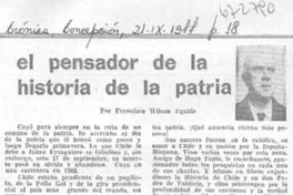 El pensador de la historia de la patria