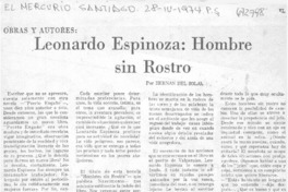 Leonardo Espinoza: Hombre sin rostro