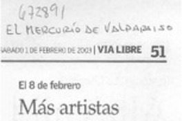 Más artístas en homenaje a Huidobro.