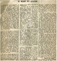 Ha muerto don Guillermo