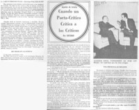 Cuando un poeta-crítico critica a los críticos