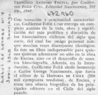 Francisco Antonio Encina.
